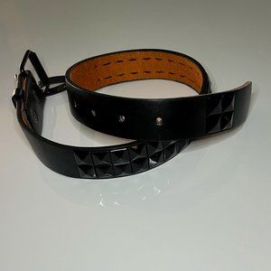 Black Studded Belt